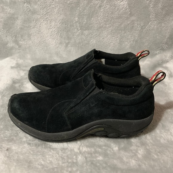 Merrell Jungle Moc Athletic Shoes Women's Black US 8 Suede Slip-On Comfort - Picture 2 of 13